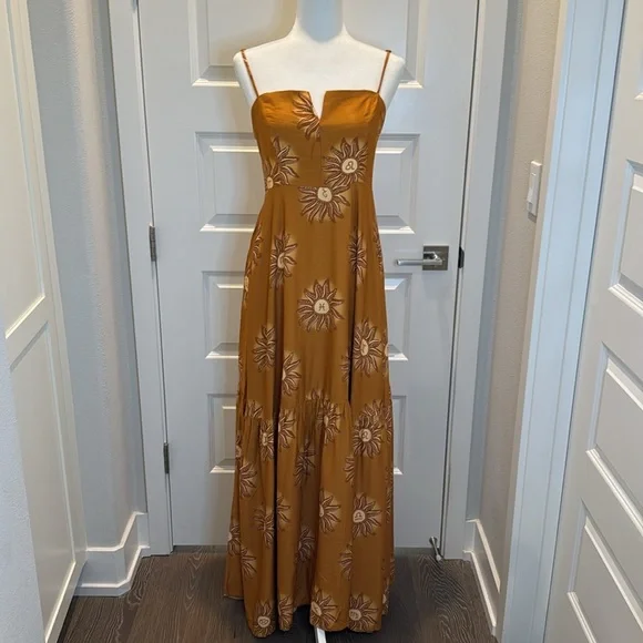 FARM Rio Sun Long Dress Size M - Picture 3 of 9